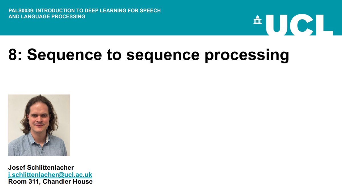 Finished my first term with lectures at UCL. Really happy about the enthusiasm I received from many students and course evaluations where they felt prepared for a career in data science. Great motivation to deliver in our new speech technology route. Good luck in the coursework!