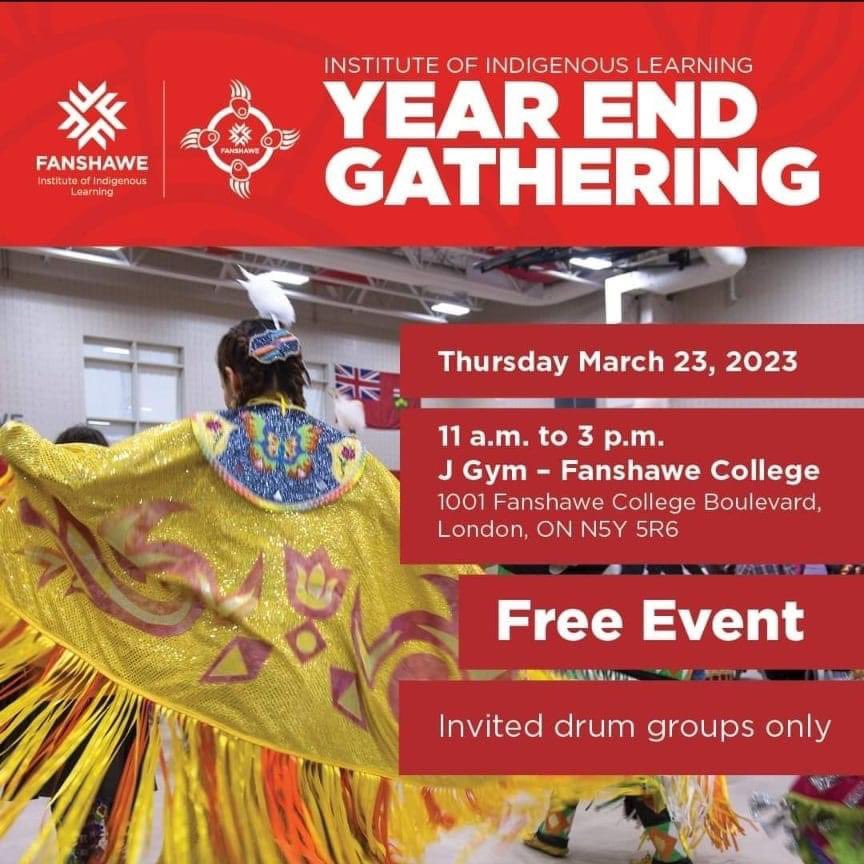 Over 80 students from <a href="/SaundersOne/">Saunders Secondary</a> travelled to <a href="/FanshaweCollege/">fanshawecollege</a> today for the year end gathering! Thank you <a href="/FanshaweIIL/">Fanshawe Institute of Indigenous Learning</a> for hosting! <a href="/TVDSB/">Thames Valley DSB</a> <a href="/fnmitvdsb/">FNMI Thames Valley</a>