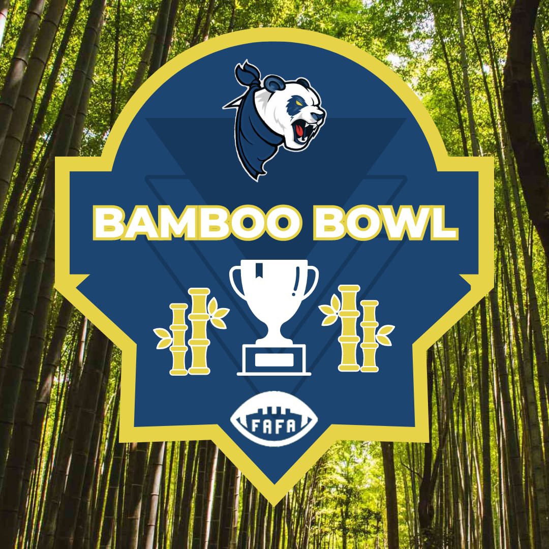 BAMBOO BOWL 🏆🎍

📅11 de Junio 
📍Alhaurín el Grande (Málaga)

Cualquier consulta 
📩ssoutlawsflag@gmail.com
📨DM de Instagram: <a href="/outlawsflag/">Edinburgh Outlaws</a>
 
Os iremos informando a medida que se acerque la fecha 🐼🏈