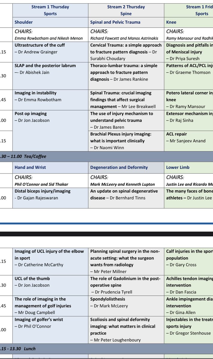 Sharing the stage with <a href="/LeeBreakwell/">LeeBreakwell</a> and Mr Peter Millner today as the British Society of Skeletal Radiologists come to Leeds #BSSR2023 <a href="/BSSR_Site/">BSSR</a> <a href="/EmmaRowbotham2/">Emma Rowbotham</a> <a href="/RichFawcett/">Richard Fawcett</a>