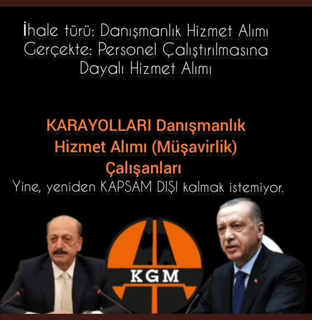 TaşeronaKadro VerinArtık

696 KHK ile 
Kadro Alamayan 
⚠️KGM ⚠️MÜŞAVİR⚠️
İşçileri ▶️KADRO◀️ Bekliyor. 
<a href="/RTErdogan/">Recep Tayyip Erdoğan</a> <a href="/Akparti/">AK Parti</a> <a href="/MHP_Bilgi/">MHP</a>
<a href="/erkanakcay45/">Erkan Akçay</a> <a href="/A_Uraloglu/">Abdulkadir URALOĞLU</a>
<a href="/NureddinNebati/">Dr.Nureddin NEBATİ🇹🇷</a> <a href="/fahrettinaltun/">Fahrettin Altun</a>
<a href="/drsoysal/">ERTUĞRUL SOYSAL</a> <a href="/akaraismailoglu/">Adil Karaismailoğlu</a>
<a href="/vedatbilgn/">Vedat Bilgin</a> <a href="/BY/">Binali Yıldırım</a> 
<a href="/mustafaelitas/">Mustafa Elitaş</a> <a href="/dbdevletbahceli/">Devlet Bahçeli</a>