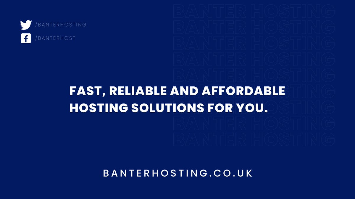 BanterHosting's tweet photo. Feel free to download and use our Desktop Wallpaper - this best suits those with a resolution of 1920x1080 https://t.co/dbdVnRRG76
