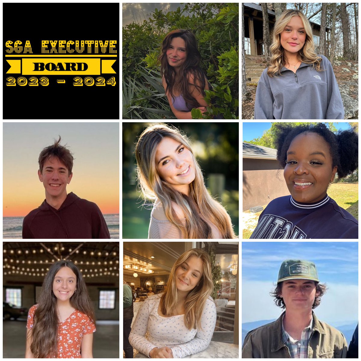 Congratulations to our newly elected SGA executive board officers for the 23-24 school year! Sarah, Ella, Walker, Emily, Jaliyah, Alexia, Kylie, Brock. <a href="/delandbulldogs/">DeLand High Bulldogs</a>