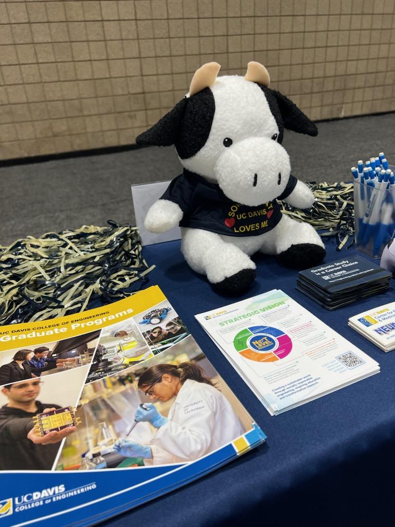 UCDavisCOE's tweet photo. We're at #NSBE49, the 49th Annual National Society for Black Engineers Convention, today and tomorrow (March 23 & 24)! Stop by our booth to discover how you can become an #AggieEngineer. 🌟 @NSBE https://t.co/ArPSWBZqRC
