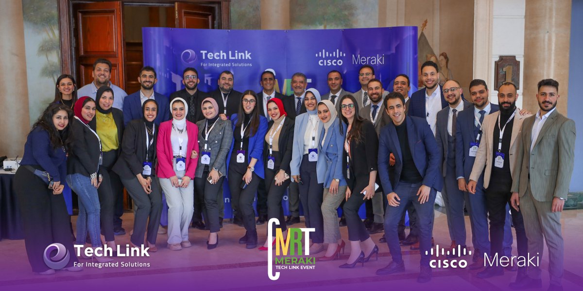 TechLink14's tweet image. We would like to thank Cisco&apos;s team for their cooperation and for their enriched sessions about Meraki portfolio and Meraki dashboard and their benefits to any business and how they can solve the issues that many companies face.
#TechLink #Cisco #Meraki #CiscoMeraki #CiscoPartner
