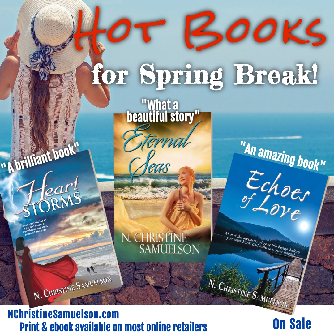 Great books mean a great spring break! #Romance & mystery span generations with unique plots, twists & endings. amazon.com/dp/B07T2N1V85 amazon.com/dp/B079KYG31P amazon.com/dp/B07KPJ68K & most online retailers #ContemporaryRomance #LoveStory #mustread #Mystical #OnSale #wrpbks