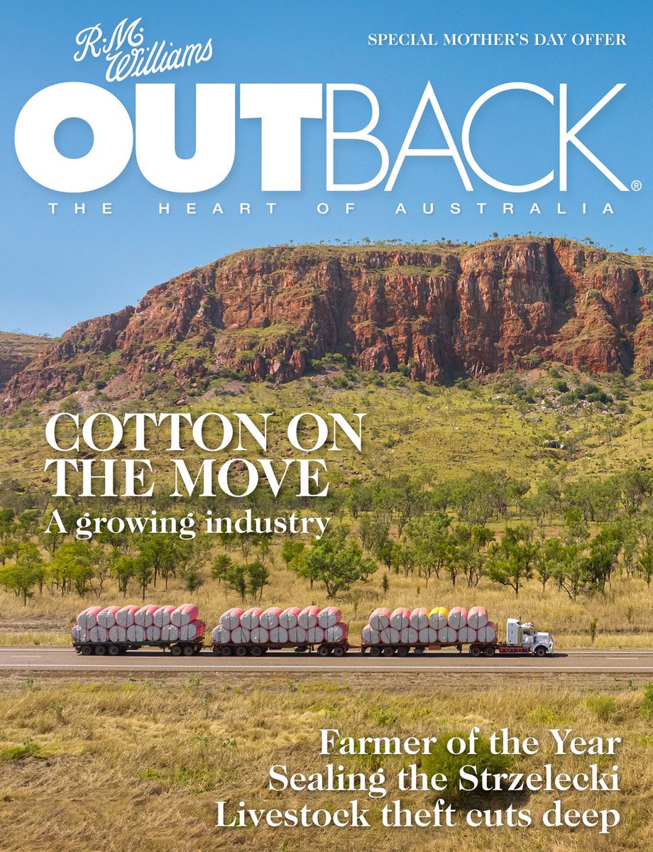 Here's a preview of our new edition, currently being prepared for you! Australia has the most efficient #cotton industry in the world, and it’s spreading its branches into exciting new territory. Take a deep dive with us in cotton, and in our favourites of dogs, boots, bush kids