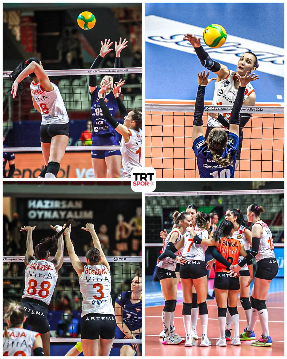 SporDiplomasisi's tweet image. 📢🇹🇷 #ECZACIBAŞI YARI FİNALDE! 🐅

🏐 #CEV Şampiyonlar Ligi çeyrek final rövanşında 🇵🇱#Developres karşısında durumu 2-2'ye getiren temsilcimiz, adını son 4 takım arasına yazdırmayı garantiledi. 👏

🟠⚪ Eczacıbaşı Dynavit, Polonya'daki ilk maçı 3-1 kazanmıştı.