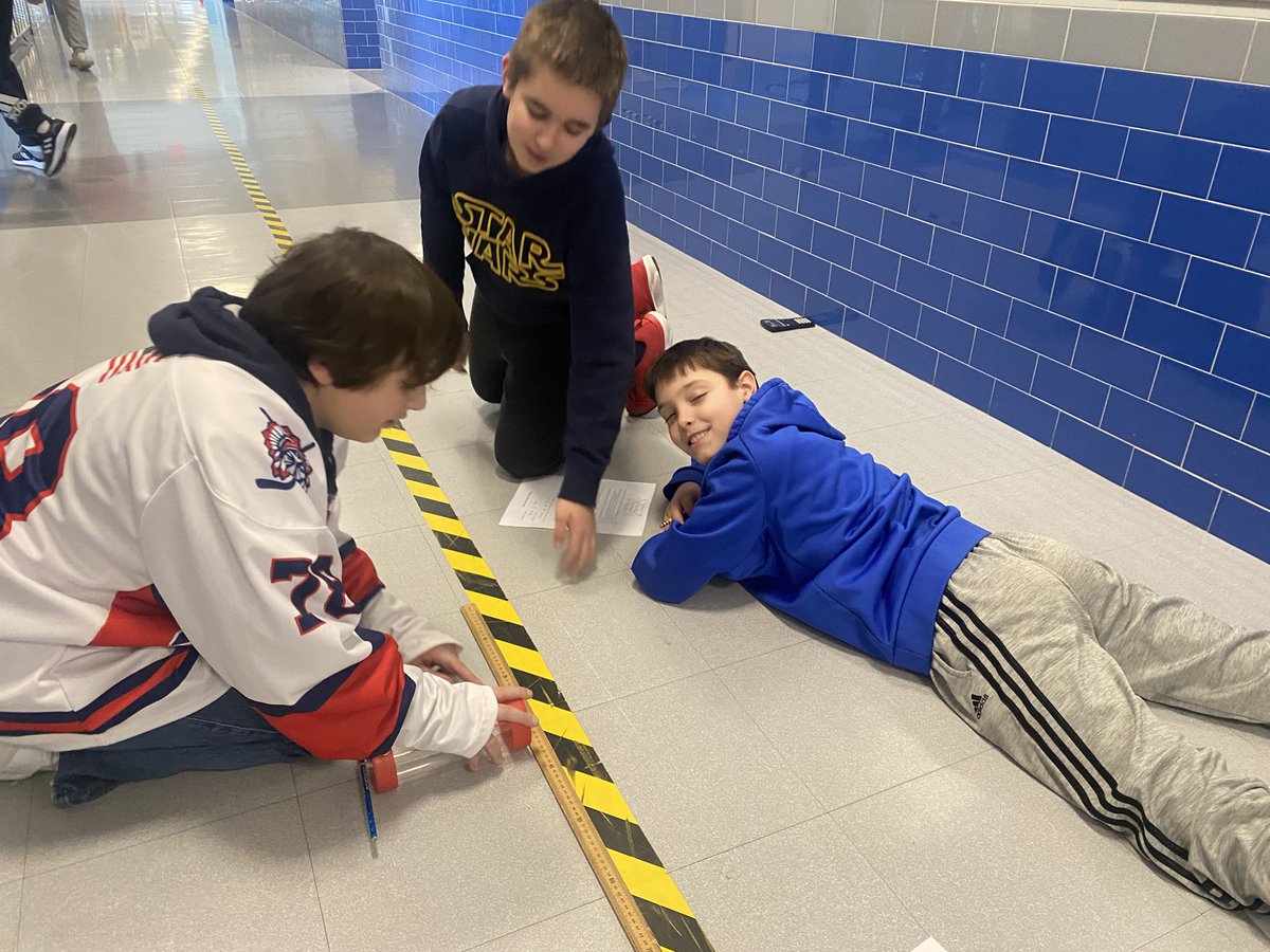 ChrisScience513's tweet photo. Learning about Potential &amp; Kinetic Energy with Wacky Hall Walkers! @TeacherSource https://t.co/h45Mzpzk38