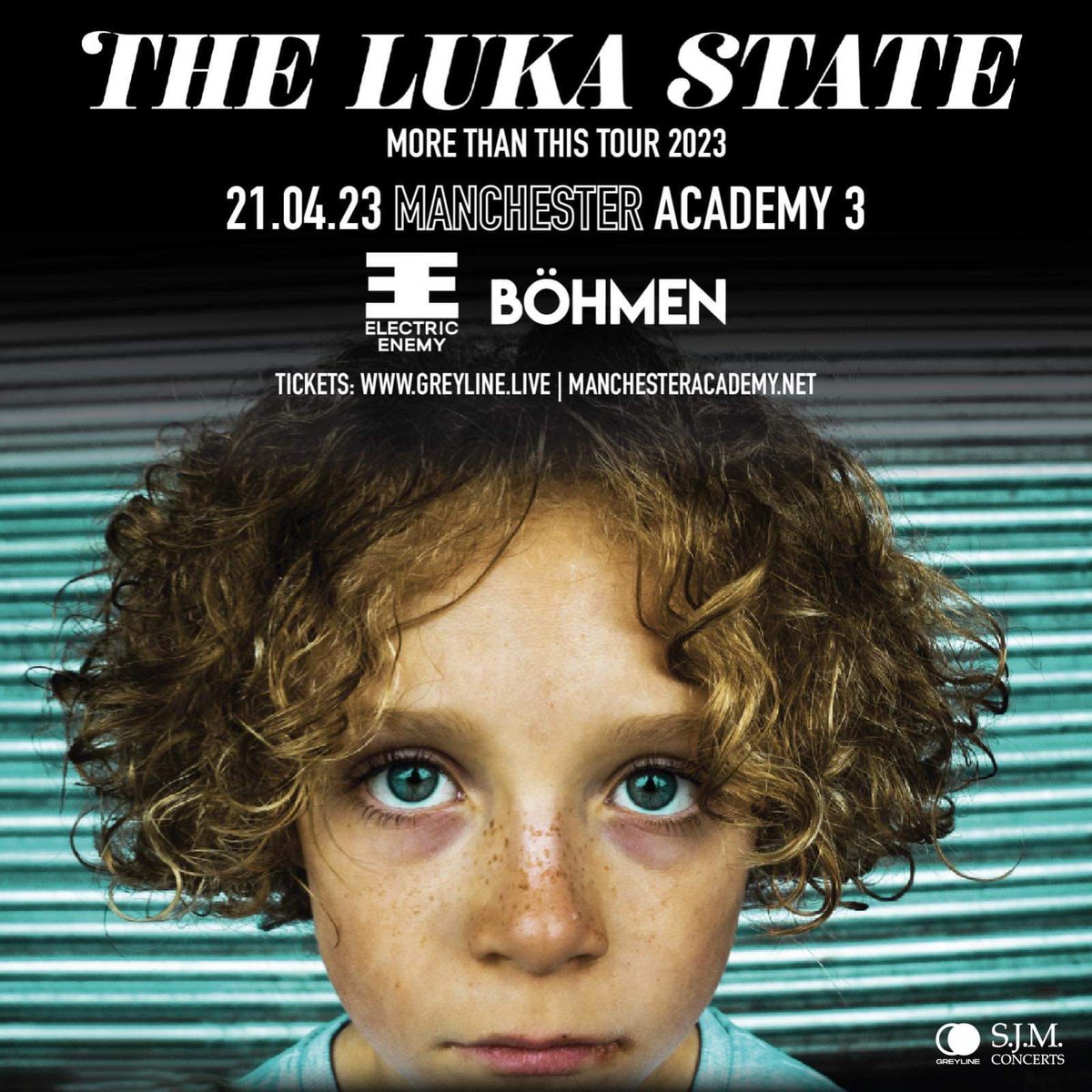 BÖHMEN (@wearebohmen) on Twitter photo We are delighted to announce we will be supporting <a href="/TheLukaState/">The Luka State</a> on their 'More Than This' tour alongside <a href="/ElectricEnemy_/">Electric Enemy</a> at <a href="/MancAcademy/">Manchester Academy🐝</a>
See you all there on the 21st of April !
Tickets available from the link in our bio
#manchester #music #livemusic #band We are delighted to announce we will be supporting <a href="/TheLukaState/">The Luka State</a> on their 'More Than This' tour alongside <a href="/ElectricEnemy_/">Electric Enemy</a> at <a href="/MancAcademy/">Manchester Academy🐝</a>
See you all there on the 21st of April !
Tickets available from the link in our bio
#manchester #music #livemusic #band