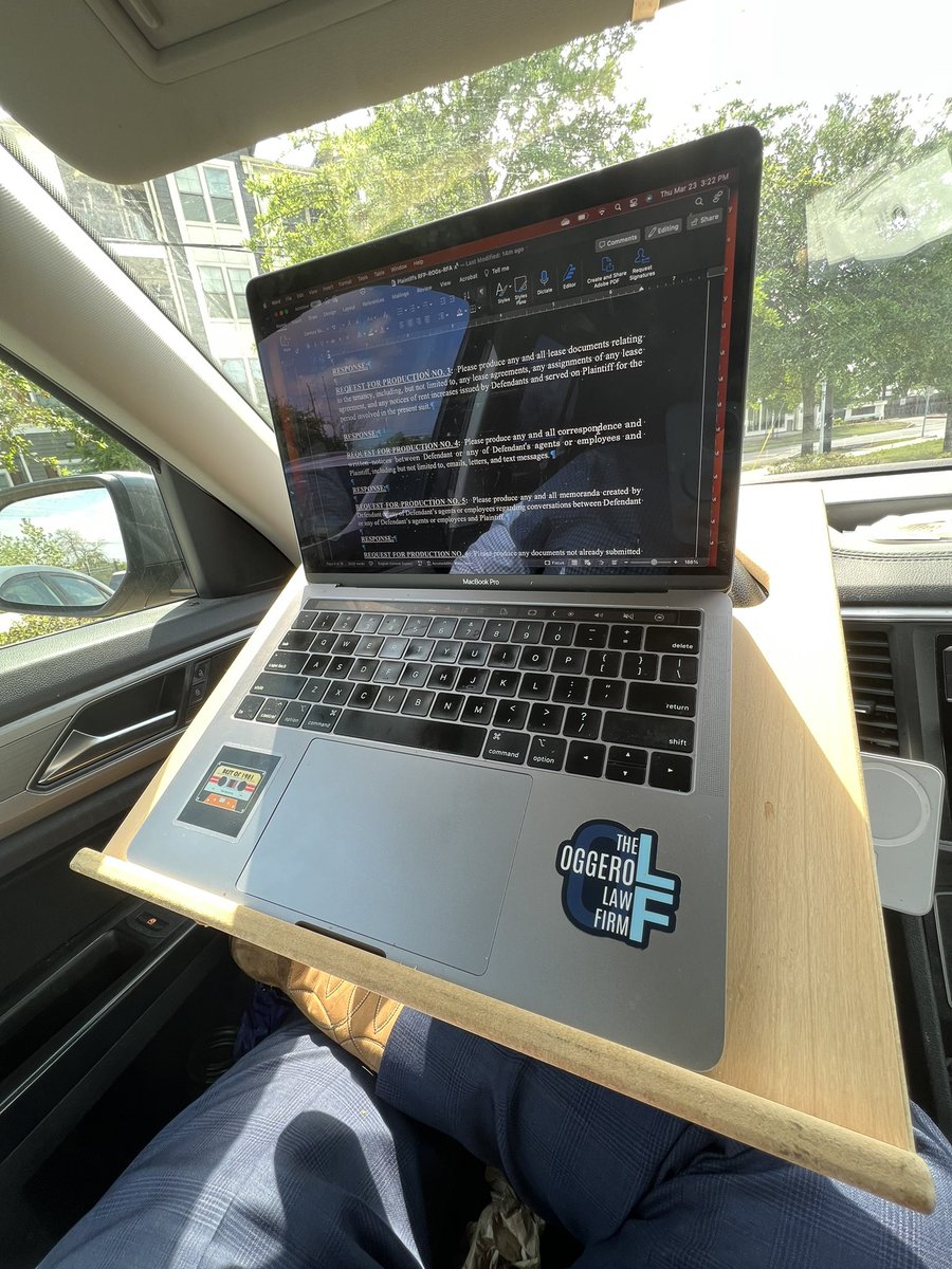 golawtexas's tweet photo. How the Firm rolls while waiting for dismissal. #golawtexas #lawdad #CALLMEFIRST #texaslawyer #houstonattorney #paperchase https://t.co/IVxWFW8zWm