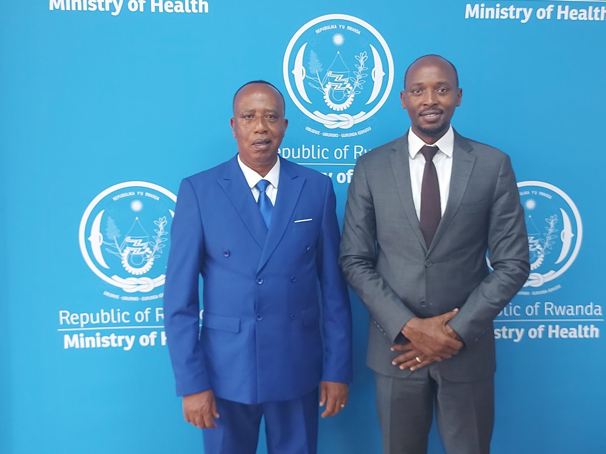 After our medical mission. As Rwandan diaspora from UK , this morning I had opportunity to meet Hon Minister  of Health Dr Sabin Nsanzimana