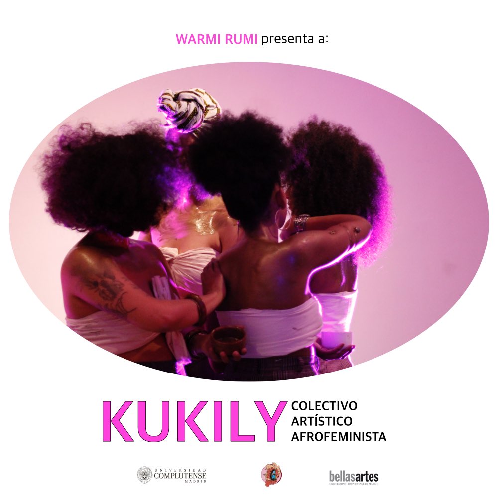 Kukily colectivo está en Madrid y vamos a conversar con elles sobre su obra y pensamiento. 
30 marzo 2023
Sala La trasera de la Facultad de Bellas artes UCM.
12:00 hs. #kukilycolectivo #afrofuturismo #performance