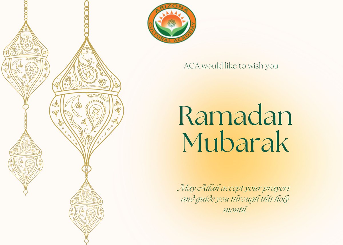 AcademyArizona's tweet photo. Ramadan Mubarak! #azacademy #islamicschool #privateschool https://t.co/nNDA9qsYQH