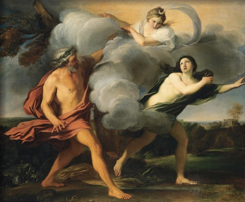 Alfeo tomó forma humana y comenzó a perseguirla hasta que Aretusa no pudo más y suplicó ayuda a Árte...