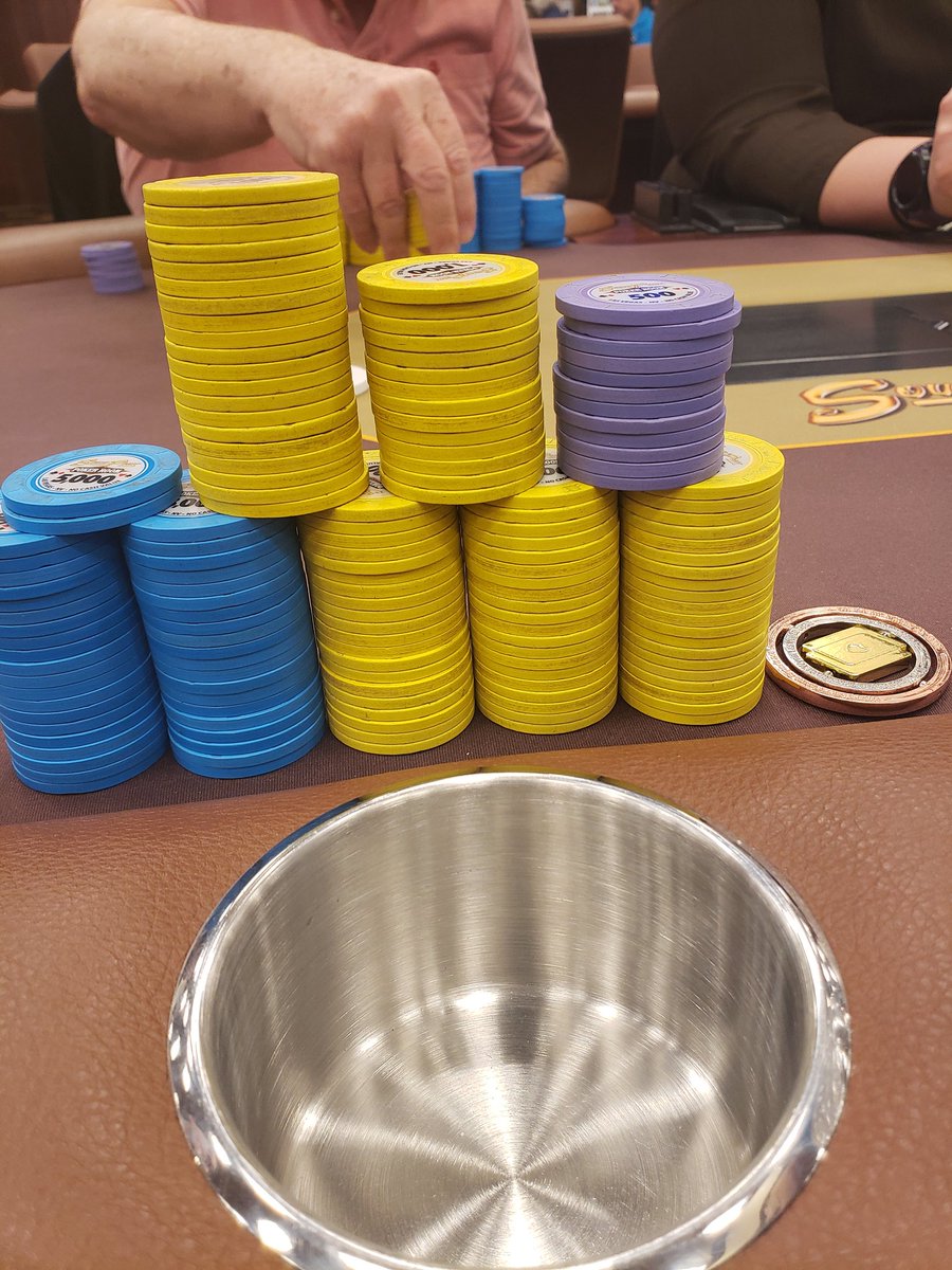Last night played poker at Southpoint and finished 7th out of 125 players for $600 #AlwaysLearningMoreForTheFuture #Focused #GrindToShine #HighExpectations #LiveAction #NoMercy #PokerFever #Poker4Breakfast #Southpoint #VegasLife