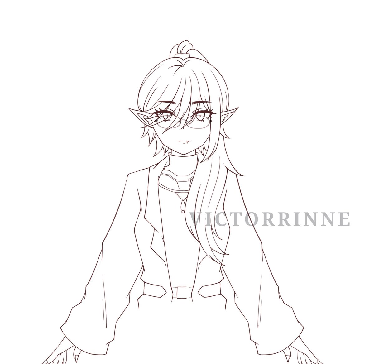 victorrinne's tweet photo. Will add the wings later
Clean lineart almost done! 
Lets gosorry for the little delay of you guys  commissions me still working hard on them~♥️
Also I'm still open for march commission~
#art #digitalart #Commission
#commissionsopen #characterdesign #character #characterreference https://t.co/9PUwuXdePA