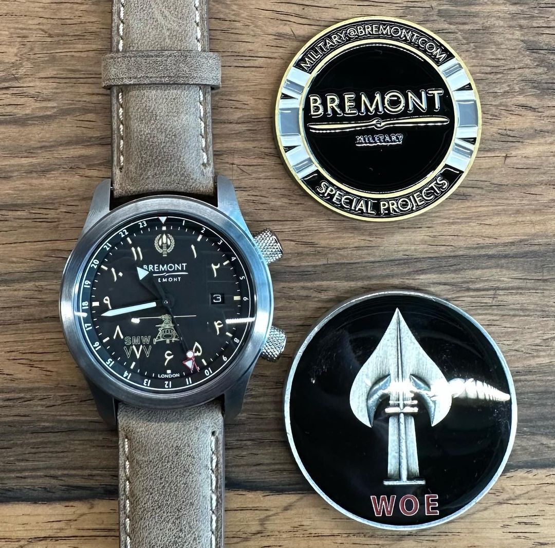 BremontMilitary's tweet image. A visit to The Wing from @watchesofespion ♠️

"Bremont Special Projects: Special Mission Wing aka "the triple seven," an Afghan unit trained/mentored by Americans for air lift assets, most notably the Russian built Mi-17."
📸 @watchesofespion

#777specialmissionwing #tripleseven