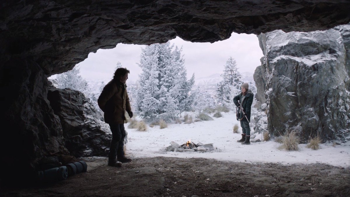 benophiecinema's tweet image. the way ellie was always in the light while joel was in the darkness…ellie’s name literally meaning light…joel being lost in the darkness until he found the light. his light. in ellie. i will always cry at how beautiful this symbolism is