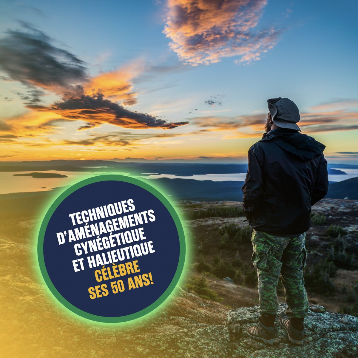cegepbc's tweet photo. | BONNE FÊTE TACH! | Le programme Techniques d’aménagement cynégétique et halieutique a 50 ans. 🎉

Pour consulter le communiqué :
👉 https://t.co/NDlmp3w7be 

#cegepbc #tach #50ans #enseignementsuperieur https://t.co/LxqMdHU6IP