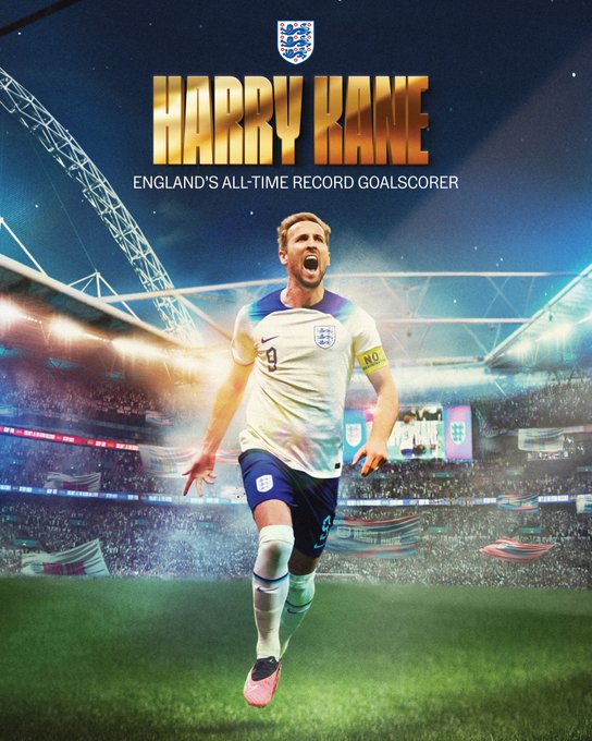 Harry Kane

England's all-time record goalscorer