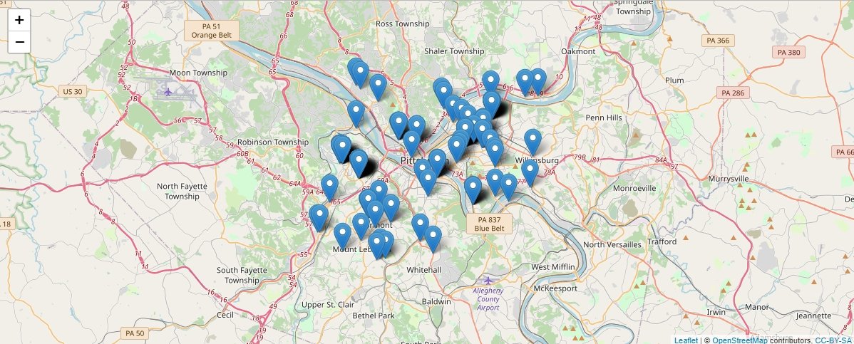 Ifeanyidiaye's tweet image. It's been a while since I last worked on a geocoding project. Nice to do it again! 
Thanks to @mdancho84 for providing the Pittsburgh Pharmacies dataset.
#rstats #geocoding #maps #DataScience #coding #Pittsburgh