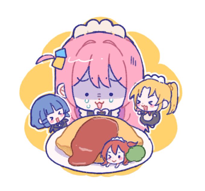 Bocchi pura pura omurice 4 u  