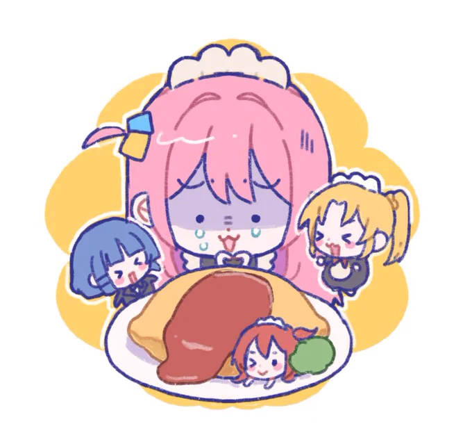 Bocchi pura pura omurice 4 u  