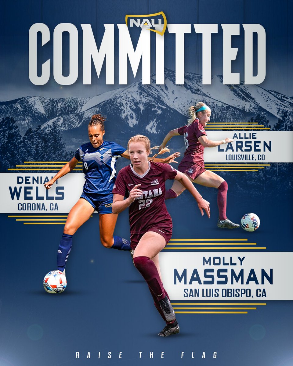 Added 𝑫𝑬𝑷𝑻𝑯 to the Jacks 💪

Welcome our three transfers Deniah, Allie, and Molly to the Lumberjack family 🪓🪓🪓

#RaiseTheFlag | #BigSkySoccer