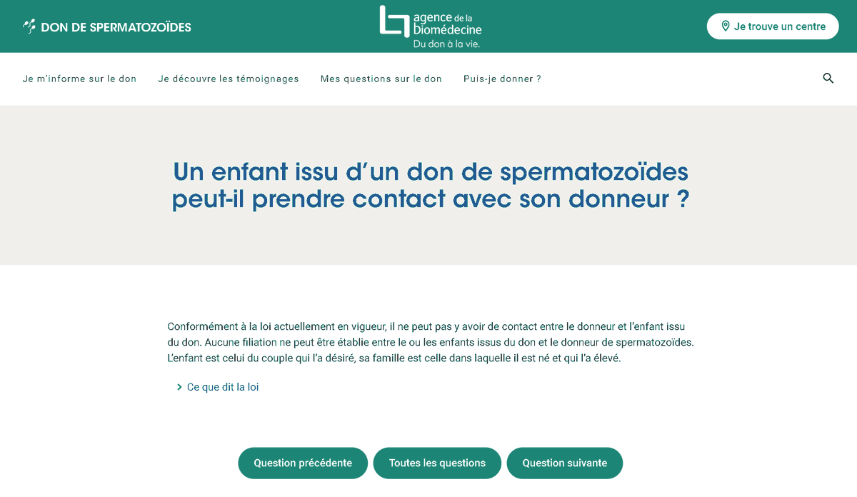 DonsGametes's tweet photo. Pour tout savoir sur les changements introduits par la loi bioéthique de 2021, l'@ag_biomedecine a mis en place une FAQ très complète. N'hésitez pas à la consulter.
https://t.co/28N9es0W34
https://t.co/StnttLuR2x https://t.co/46vx77Wxxc