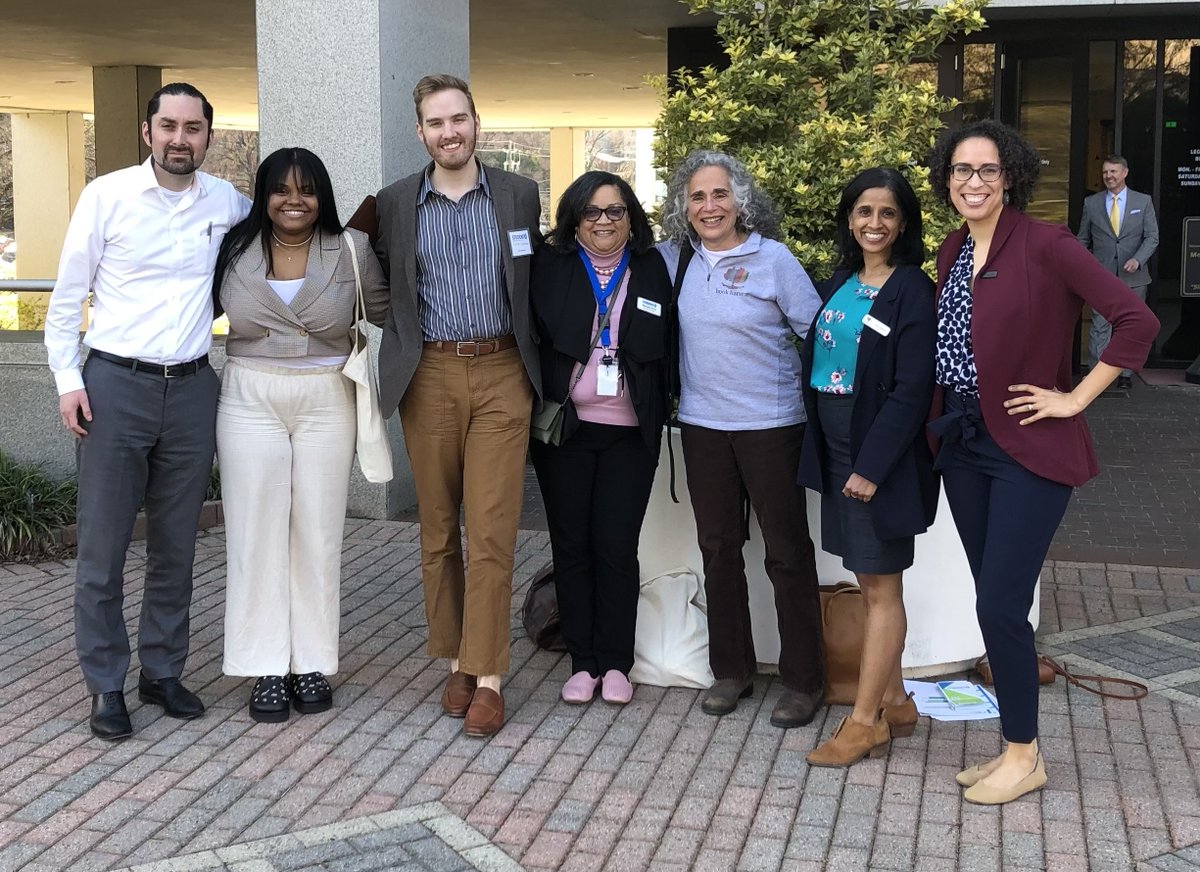 bookharvestnc's tweet photo. Book Harvest team members recently joined our partners at @StudentUDurham to advocate for funding that will allow us (and 17 other NC nonprofits) to continue promoting student’s learning recovery. Read more about #ELISS funding and why it matters https://t.co/s7f1NNr4Be #nced https://t.co/veLP0MqCUN