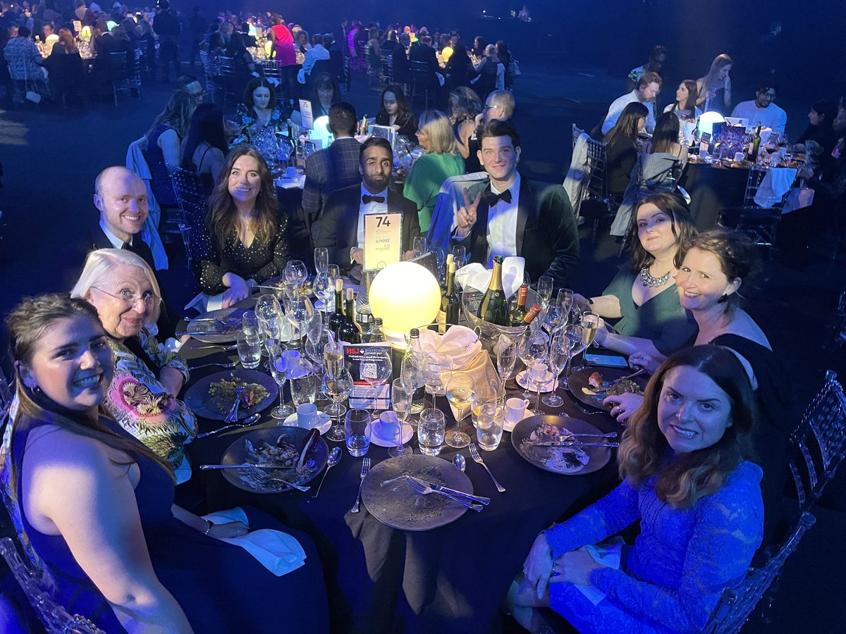 Best table at <a href="/hsjpartnership/">HSJ Partnership Awards - INACTIVE ACCOUNT</a> table 74! <a href="/AlderHey/">🏥 Alder Hey 💙</a> &amp; <a href="/kpmguk/">KPMG UK</a> #winners 🙌🏻