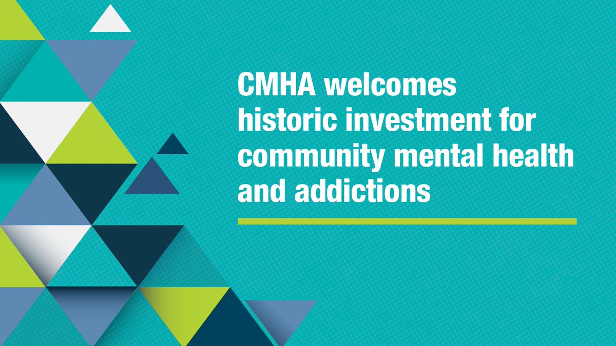 CMHA Ontario welcomes historic investment for community mental health and addictions in 2023 provincial budget: buff.ly/3z0TcJp #onbudget #onpoli