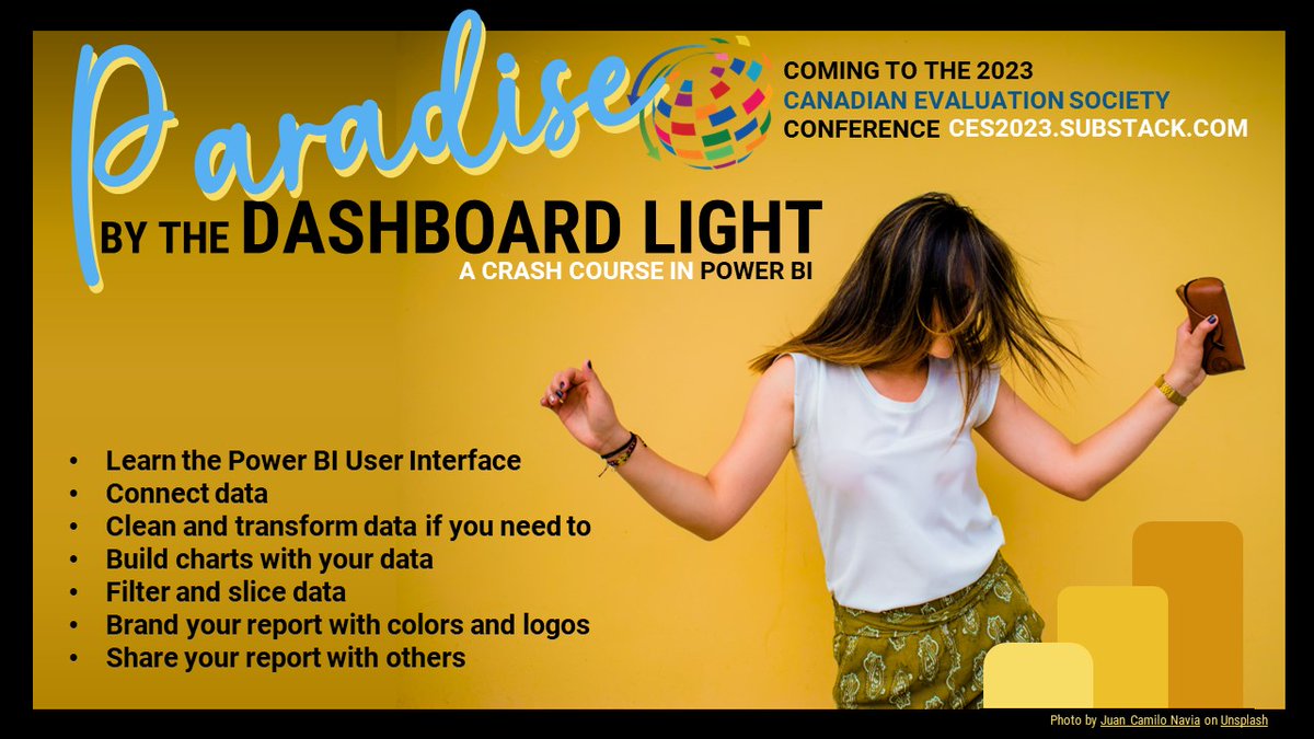 Hey #Evaluation professionals. The most fun you can have learning the basics of Power BI is coming to the <a href="/CES_SCE/">CES-SCÉ</a> <a href="/CESSCE_conf/">CES-SCÉ 2023</a> this June in Quebec City as a half-day Professional Development Workshop.

Go from "Hello, Power BI" to "HELL YEAH, Power BI!"

lnkd.in/g92Sqxk3