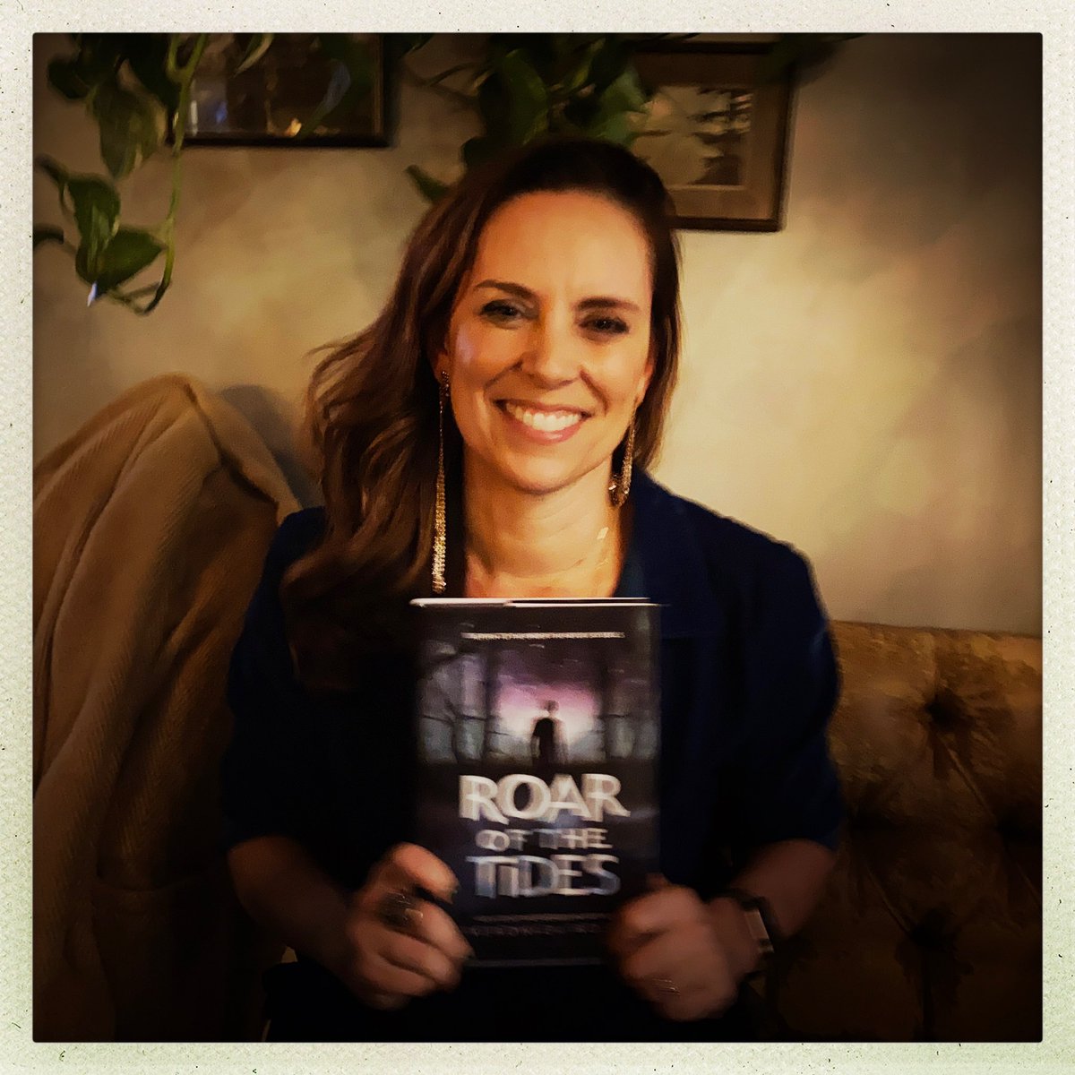 One more book out in the world this week. Happy. #roarofthetides #undertheneversky