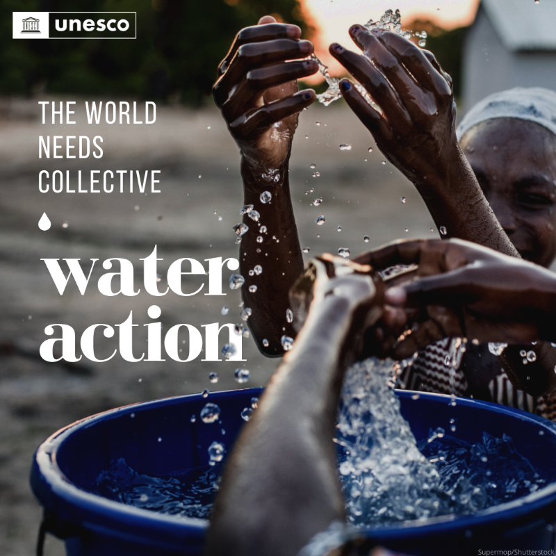 antonioguterres's tweet photo. 2 to 3 billion people worldwide experience water shortages.

If international cooperation is not boosted, these shortages will worsen in the coming decades.

We must all take collective #WaterAction to share resources equitably &amp; manage them sustainably.