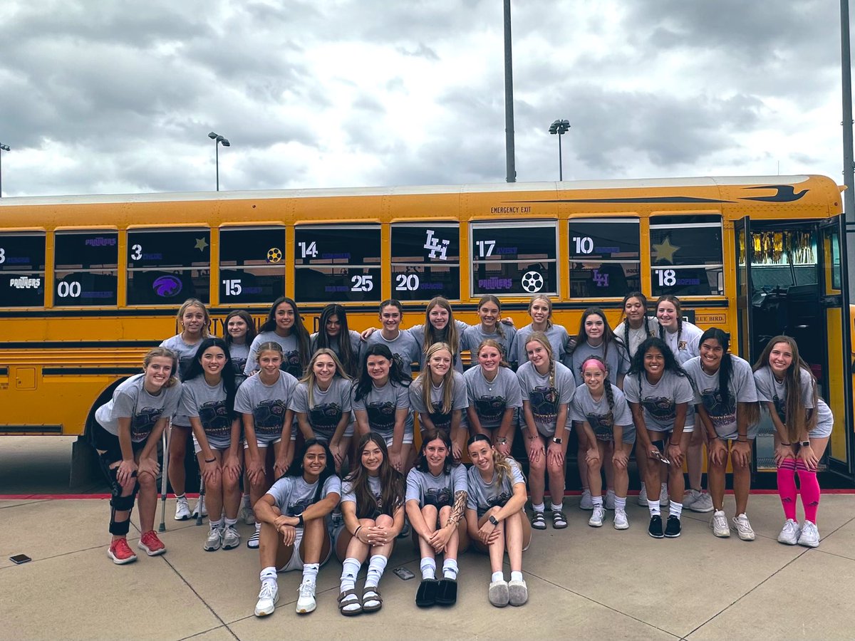 LibertyHillSocc's tweet photo. Away we go! Thanks to all the moms and dads that decorated the bus.
We Can. We Will. https://t.co/3bDWpAEPYY