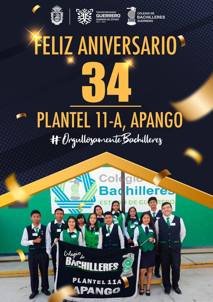 Cobach_Gro's tweet photo. El Director General, @Jesus_Villa_Veg, felicita, en nombre de toda la #ComunidadCobach a #Plantel11-A #Apango, de la Región Centro, por cumplir 34 años al servicio de la población estudiantil; formando a las y los jóvenes para el desarrollo de la región y el estado. https://t.co/XAagJT0g5Y