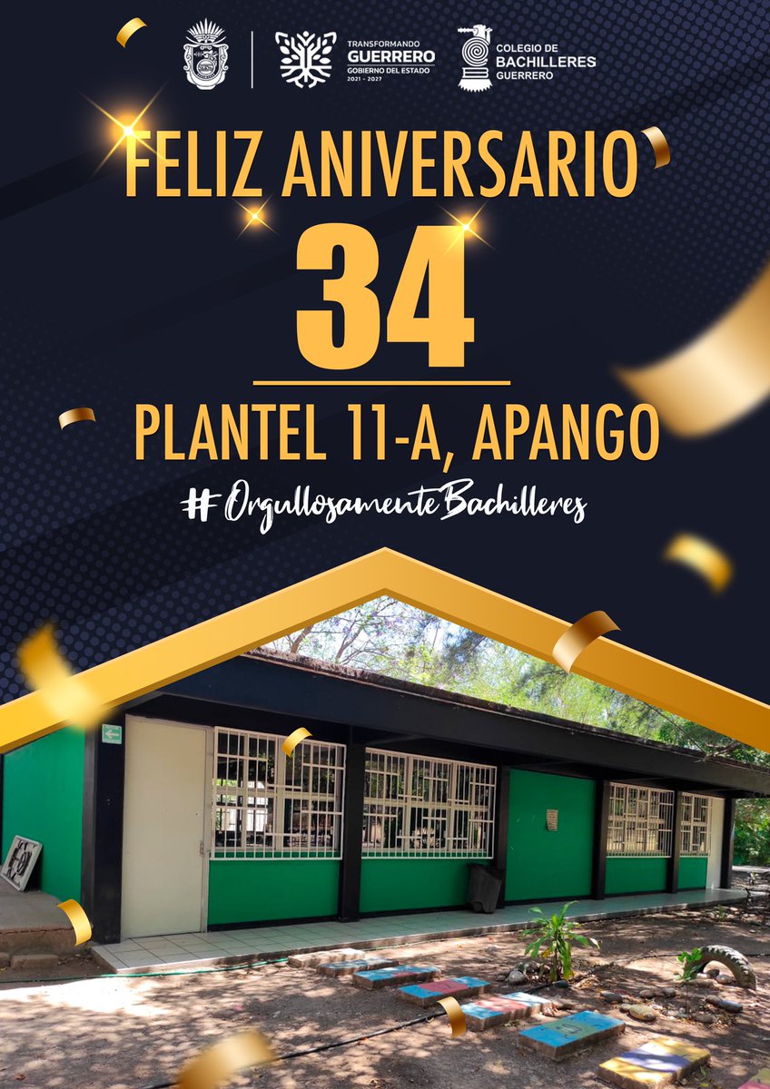 Cobach_Gro's tweet photo. El Director General, @Jesus_Villa_Veg, felicita, en nombre de toda la #ComunidadCobach a #Plantel11-A #Apango, de la Región Centro, por cumplir 34 años al servicio de la población estudiantil; formando a las y los jóvenes para el desarrollo de la región y el estado. https://t.co/XAagJT0g5Y