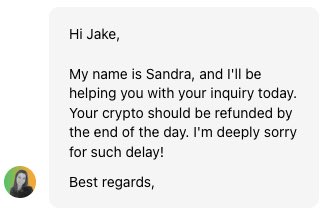 jakeacall's tweet image. Tried to sell BTC to bank, it didn’t work.
 
Mar 16: We have to refund your transaction
Mar 17: It will take 4 business days
Mar 21: Give us another day
Mar 22: Wait until the end of day
Mar 23: Should receive the refund tomorrow
 
I will NEVER use @RampNetwork again.