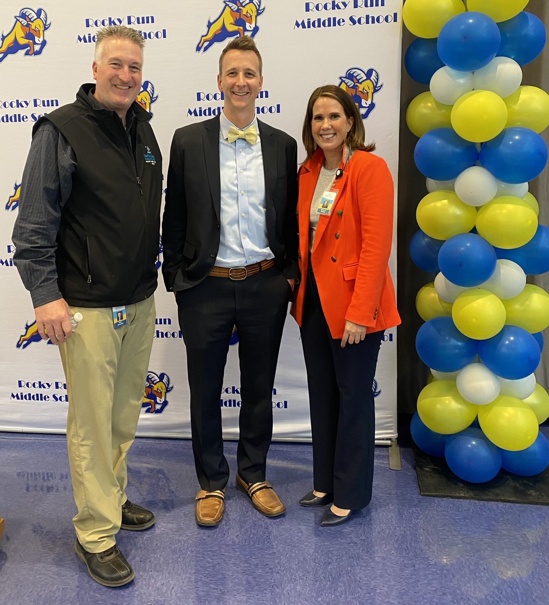 Congratulations to Peter Kownacki, newly appointed principal of @RockyRunMS! Mr. Kownacki will assume his new position on July 3. Once a ram, always a ram.