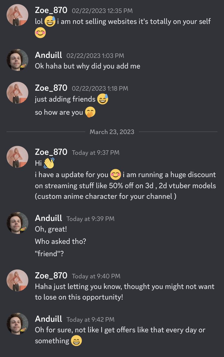 Anduill_tv's tweet image. This new Zoe101 sequel sucks.

#spambot #artspam