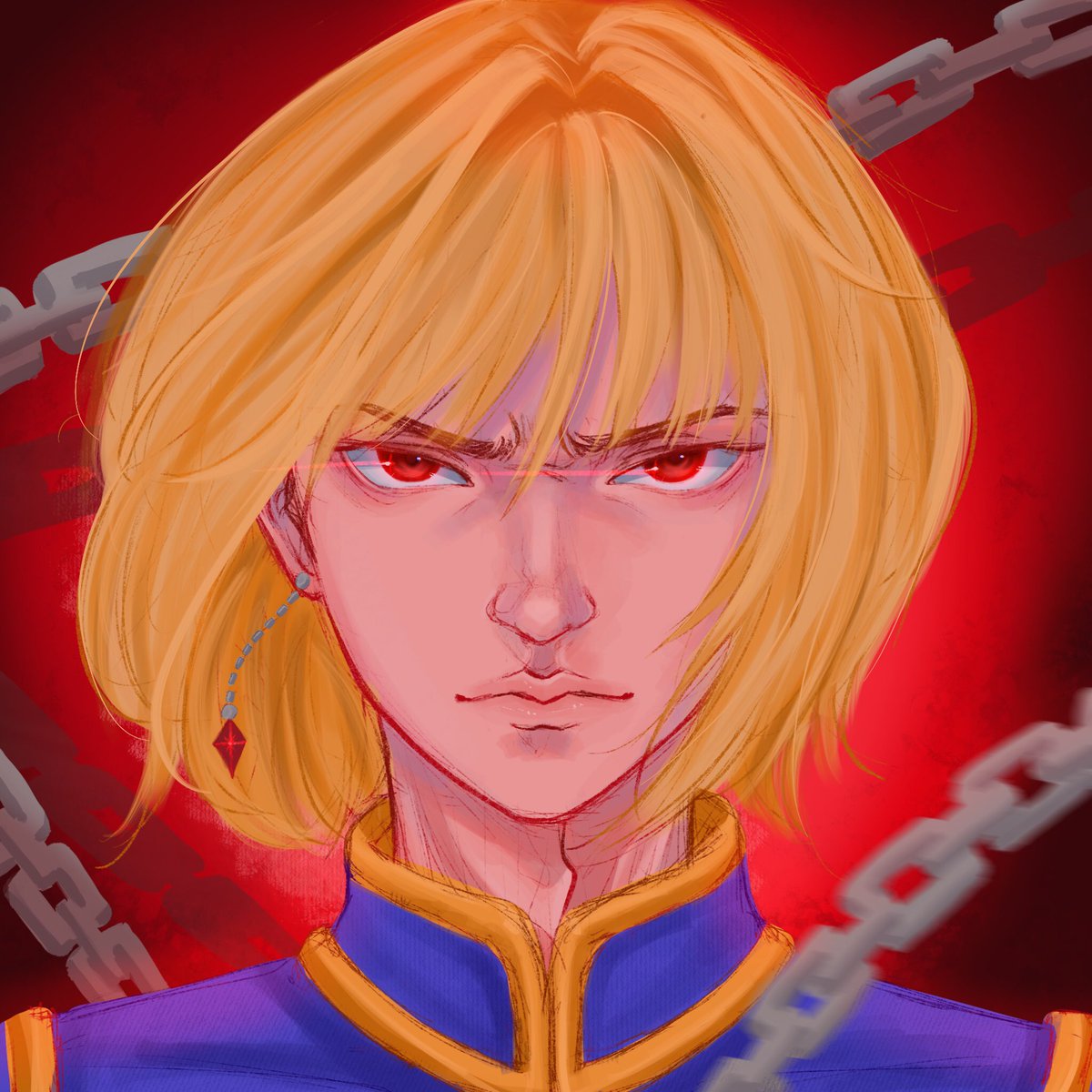 moriidraws's tweet photo. kurapika fanart because i miss him https://t.co/I2B5PZ7xbA