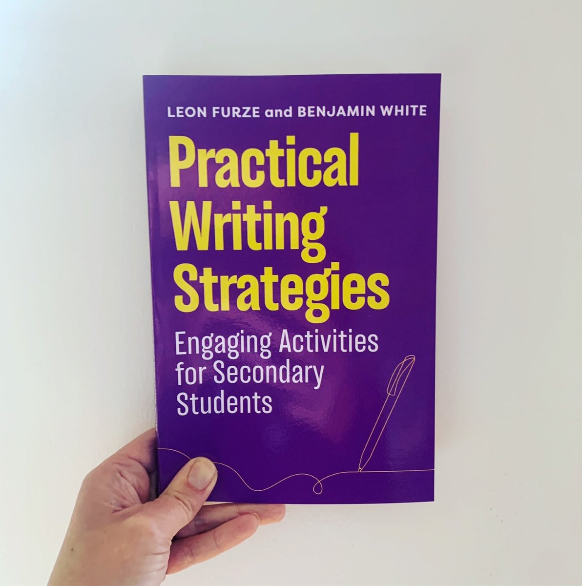 amba_press's tweet photo. The sequel? The bestie? Book 2? The purple one? Anyway, it is here 💜
Practical Writing Strategies by Leon Furze and Benjamin White. ✍️
#englishteachers #englishclassroom #pws #prs https://t.co/lA0IJeb59u