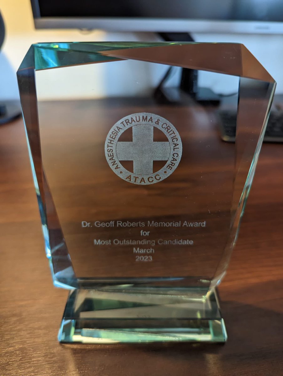 Joanna Thirsk ๐ฟ๐ฆ๐ฌ๐ง๐๐ (@jawthrust) on Twitter photo Well done to <a href="/Larissa_Latif/">Lara</a> for receiving the Dr Geoff Roberts Memorial Award for most outstanding candidate on the March 2023 ATACC course. This course was one tough gig. She is way too modest to tell the world so here goes! <a href="/ATACCFaculty/">ATACC Faculty</a> <a href="/ATACCGroup/">The ATACC Group</a> Well done to <a href="/Larissa_Latif/">Lara</a> for receiving the Dr Geoff Roberts Memorial Award for most outstanding candidate on the March 2023 ATACC course. This course was one tough gig. She is way too modest to tell the world so here goes! <a href="/ATACCFaculty/">ATACC Faculty</a> <a href="/ATACCGroup/">The ATACC Group</a>