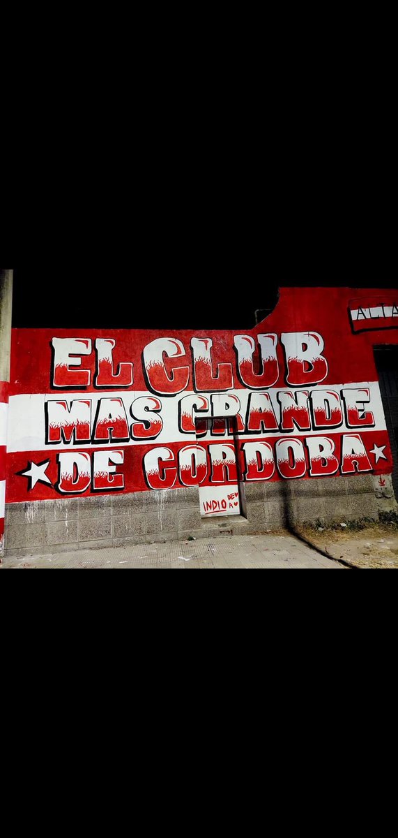 VidaAlBarrio's tweet photo. EL CLUB MÁS GRANDE DE CORDOBA 

📍Jerónimo cortes y General Paz 

#Mural84 

Vida Al Barrio 🇦🇹 https://t.co/g1D8voafkT