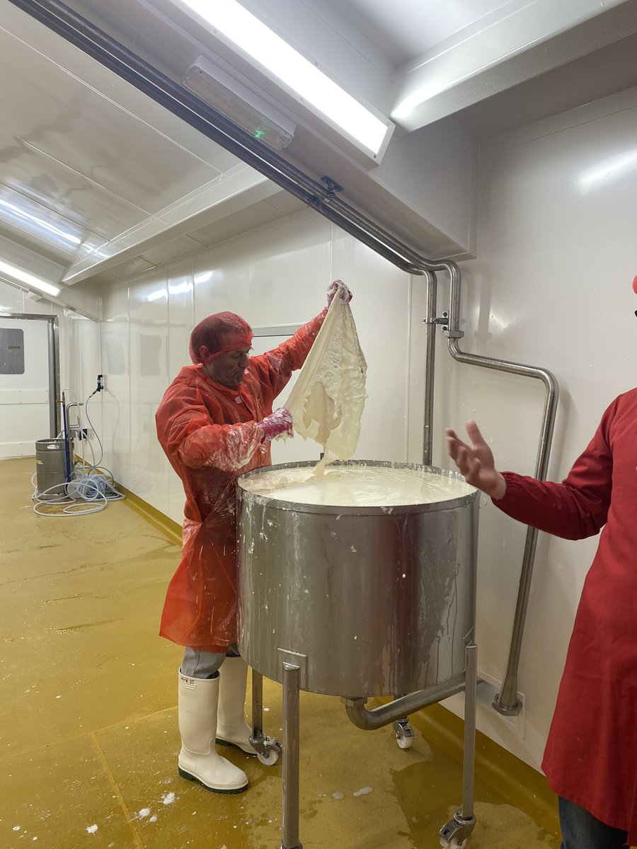StaceyPat_'s tweet photo. Really interesting visit to @Clandeboyeyog with @AgriGuild today! Topped off with some tasting! 🐄 🥛 https://t.co/HjlymtTwyS