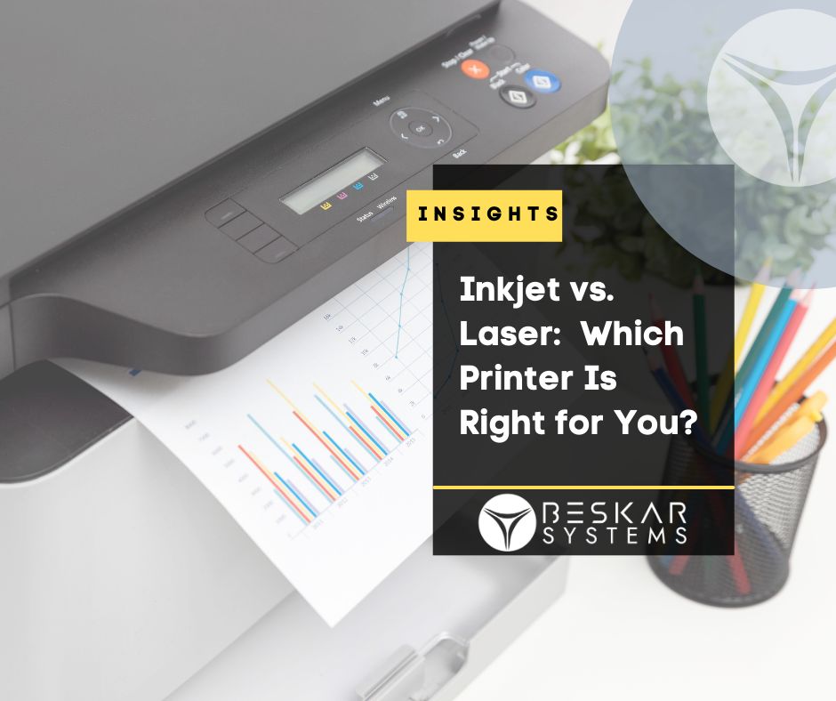 BeskarSystems's tweet image. Should you spring for a laser printer or stay with a cheaper inkjet? Here are some tips on choosing the best printer for your needs ➡ bit.ly/3ZbAqti

#printers #businesstech #inkjetprinter #laserprinter