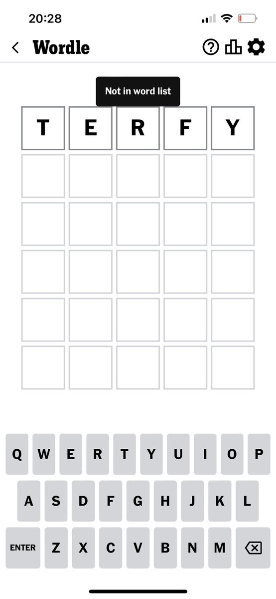 MacMerkin's tweet image. I’ll wait💅

@nytimesworld #Wordle