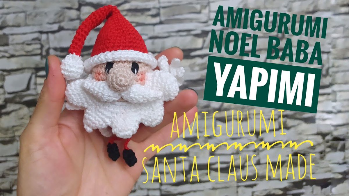 Habersiztakipte's tweet photo. Noel Baba Amigurumi Anahtarlık Yapılışı https://t.co/rYeWgEULrm https://t.co/ByySuC4zzE